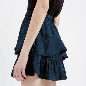 Iro Faklie Skirt Industrial Blue Size 36